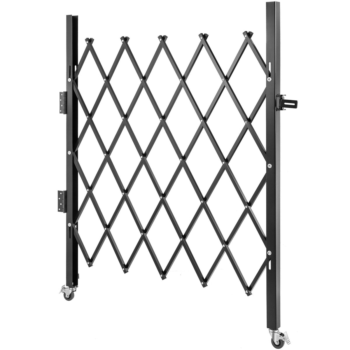 Folding Security Gate | Single 48"H x 66"W Steel Scissor Gate