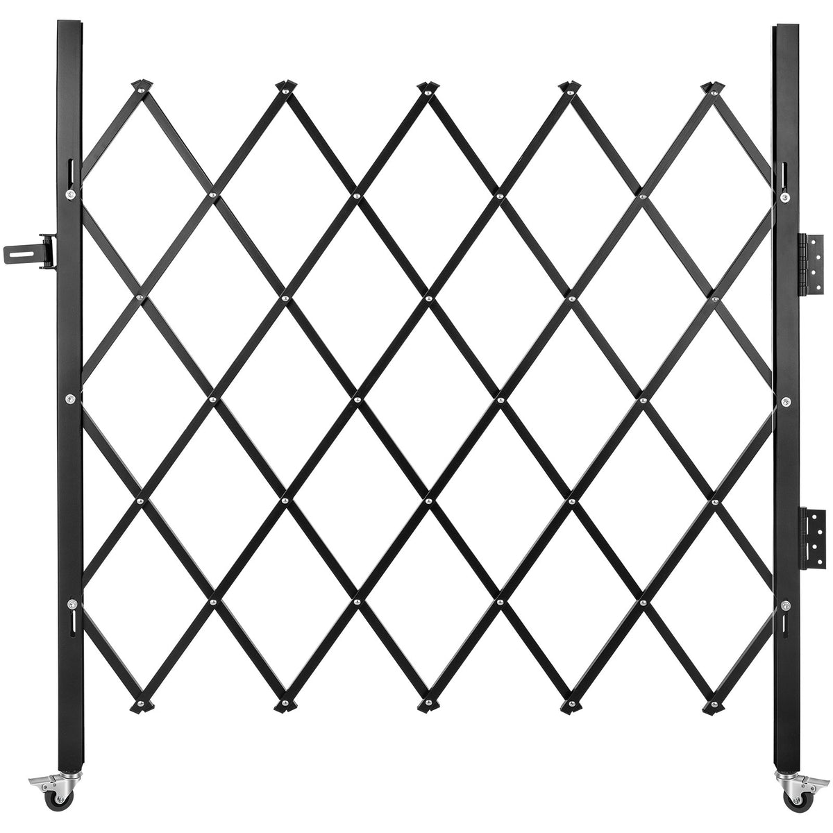Folding Security Gate | Single 48"H x 66"W Steel Scissor Gate