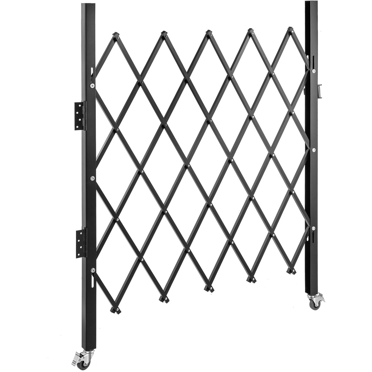 Folding Security Gate | Single 48"H x 66"W Steel Scissor Gate