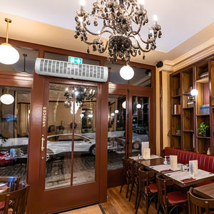 Commercial Indoor Air Curtain 0.9m | 2 Speeds 2038m³/h | UL Certified Over Door Fan with Limit Switch | Unheated Design