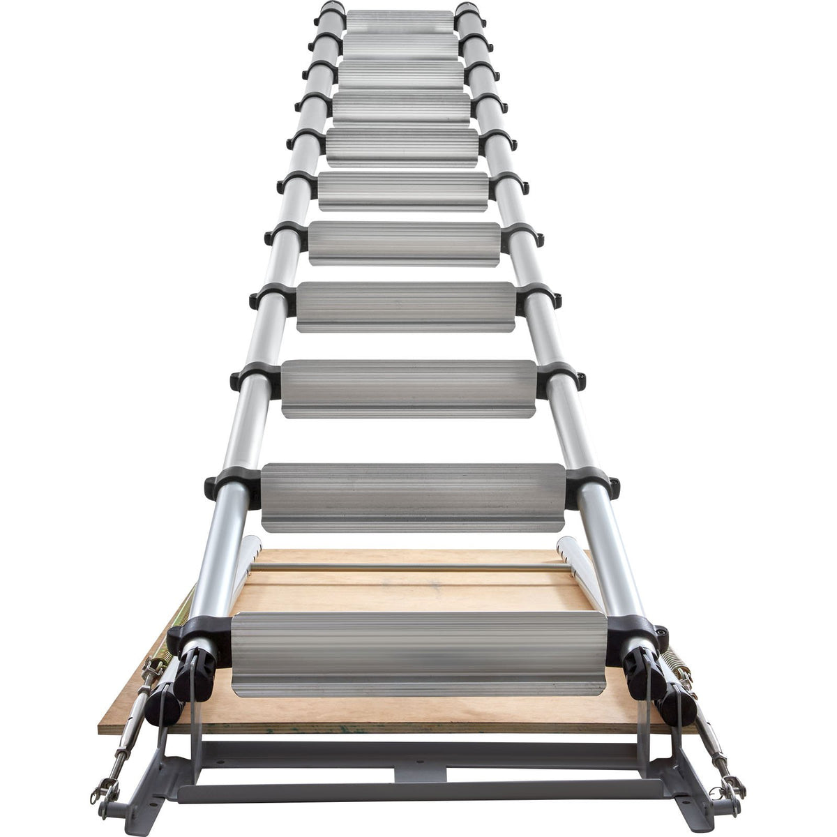 Attic Ladder | Telescoping Aluminum 100x60cm | Fits 2.98–3.2m Ceilings | 158kg Capacity