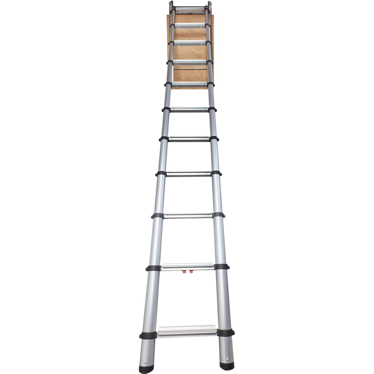 Attic Ladder | Telescoping Aluminum 100x60cm | Fits 2.98–3.2m Ceilings | 158kg Capacity