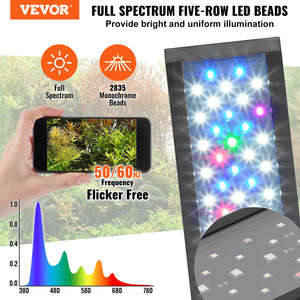 Aquarium Light | 26W Full Spectrum LED for 36–42" Fish Tanks
