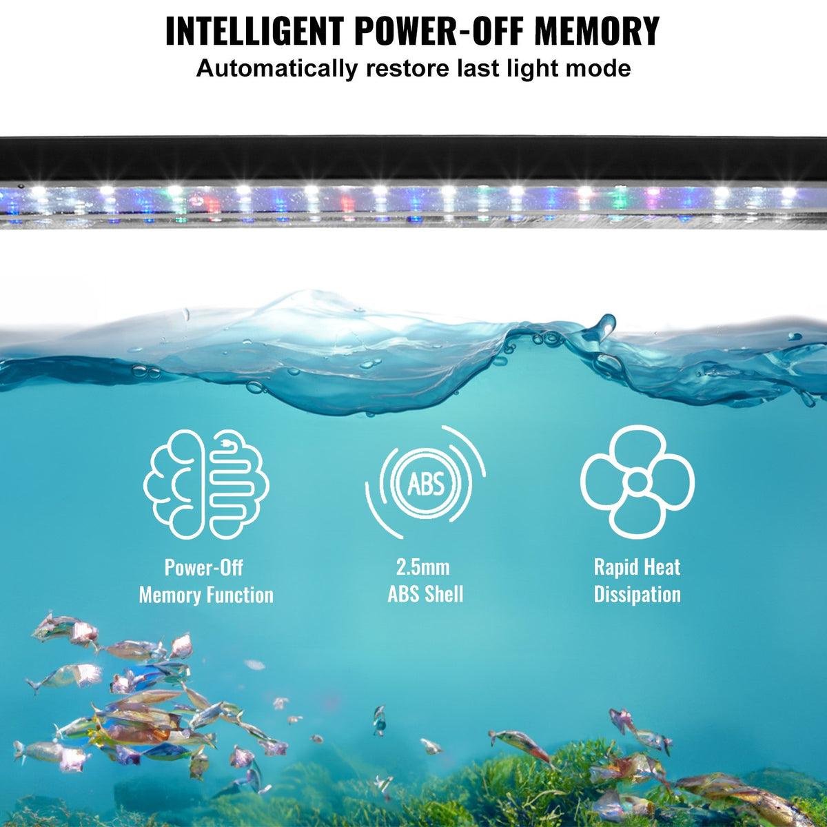 Aquarium Light | 26W Full Spectrum LED for 36–42" Fish Tanks