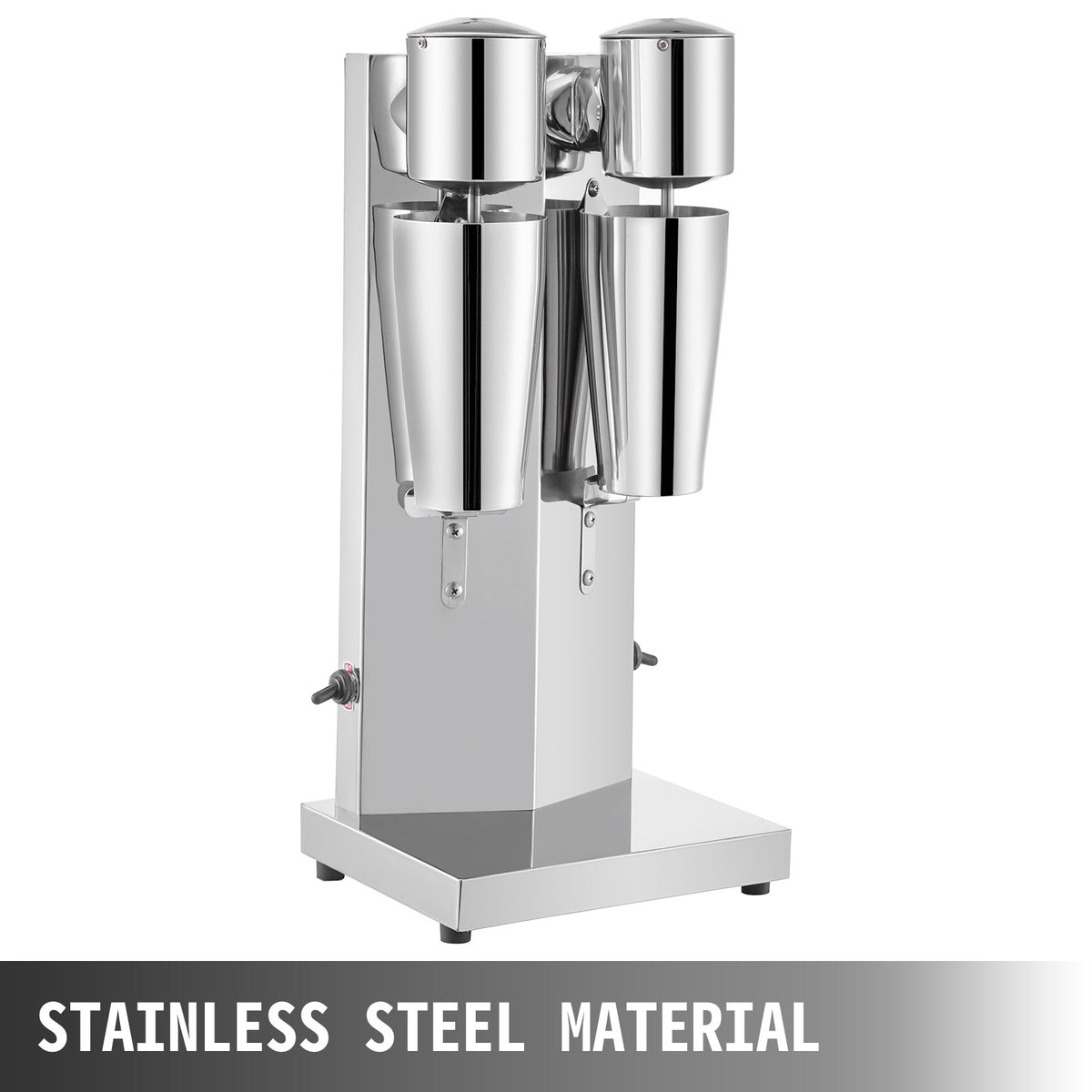 Milkshake Maker | Commercial Double-Head Frother | Stainless Steel