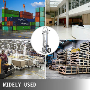 Aluminum Hand Truck | 3-in-1 Folding Convertible Dolly