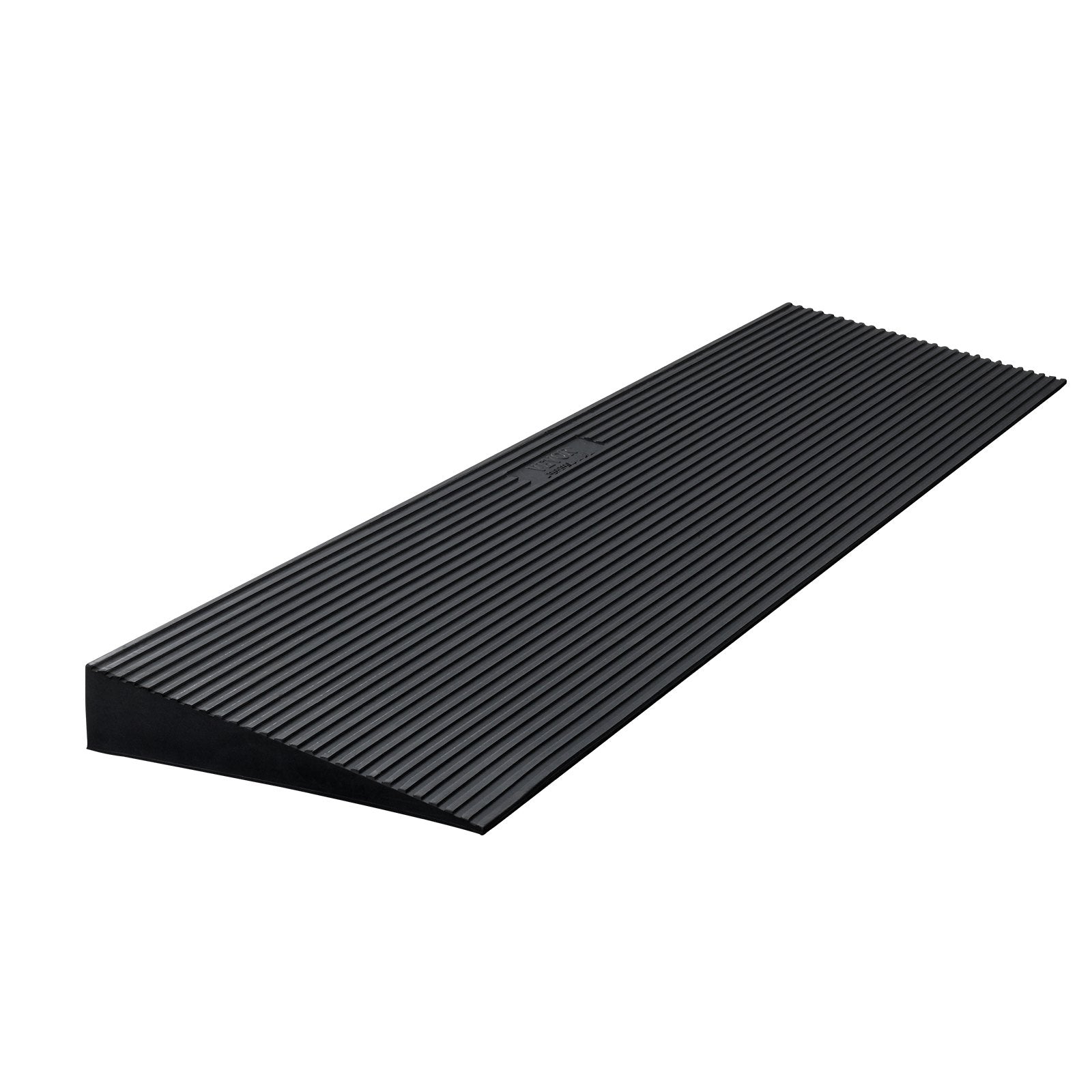 Cuttable Rubber Threshold Ramp 3cm Rise | 90cm Wide | Non-Slip Natural Rubber Entry Ramp with Double-Sided Tape | For Wheelchairs & Robots