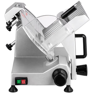 Commercial Meat Slicer 200W | 8" Carbon Steel Blade | Adjustable Thickness 0-12mm | For Home & Deli Use