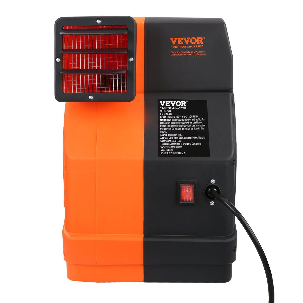 Inflatable Blower 1100W | 1.5 & 1.7 HP Commercial Air Pump | 3100RPM | For Bounce Houses, Waterslides & Inflatables | UL Tested