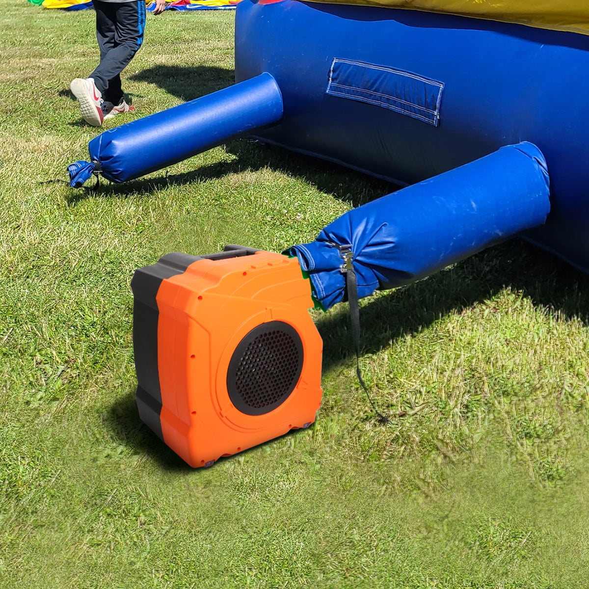Inflatable Blower 1100W | 1.5 & 1.7 HP Commercial Air Pump | 3100RPM | For Bounce Houses, Waterslides & Inflatables | UL Tested