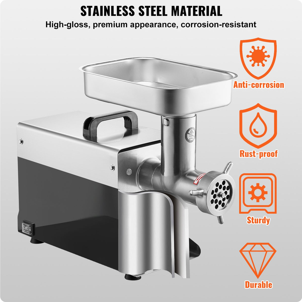 Meat Grinder | Commercial Electric 5 lbs/min Sausage Maker