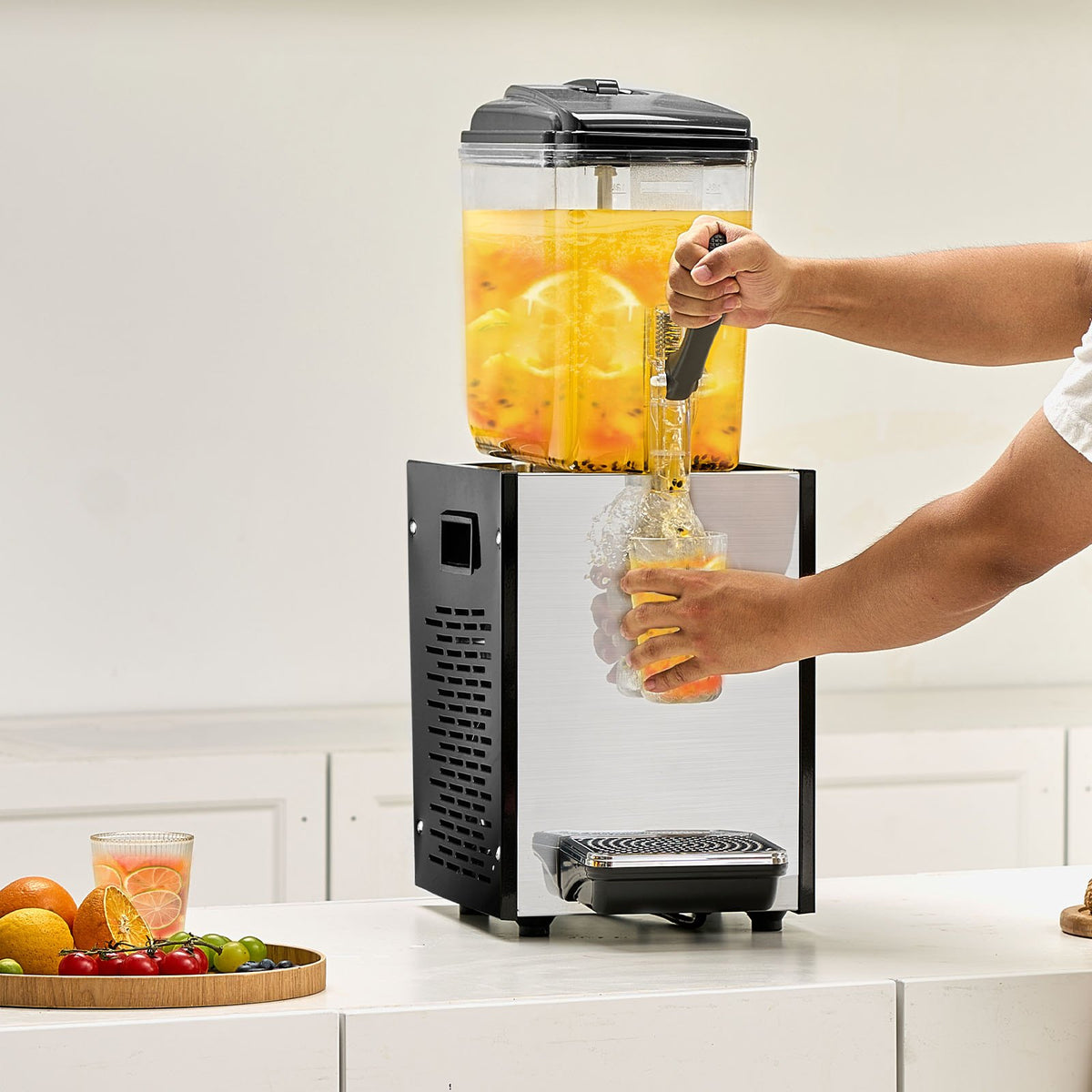 Beverage Dispenser 12L | Cold Juice & Ice Drink Server