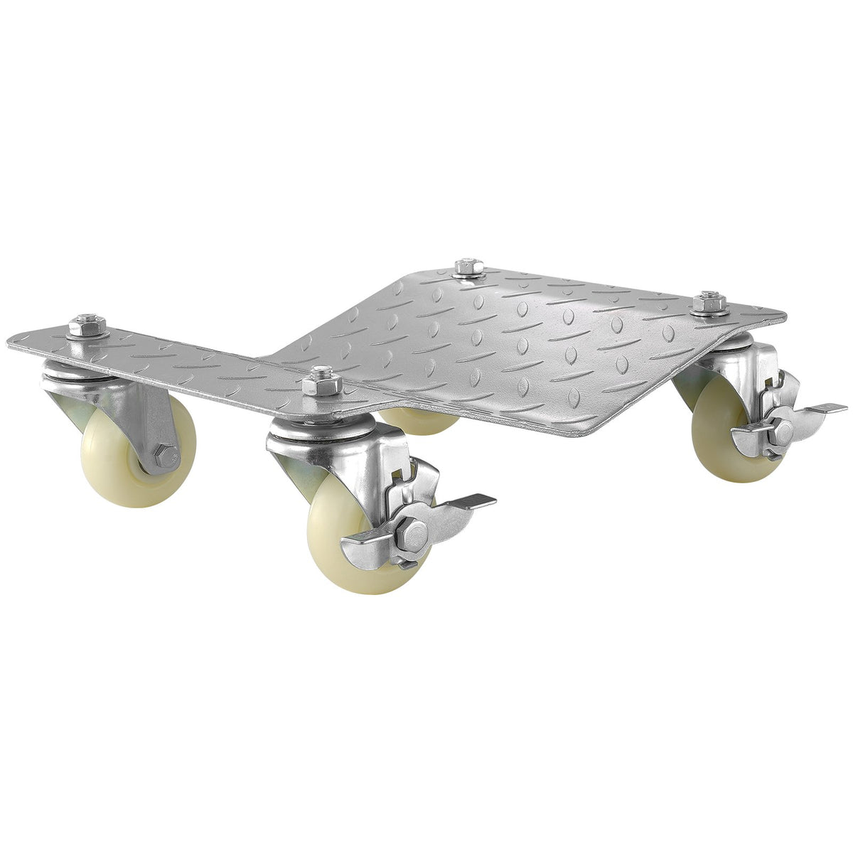 Tire Wheel Dollies | 12"x16" Platform with 3" Casters | Vehicle Repair & Moving Tool | Set of 2