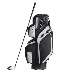 Golf Cart Bag 14-Way Divider | 13 Pockets | 600D Polyester | With Handles, Dust Cover & Detachable Straps | Black Colour-Block