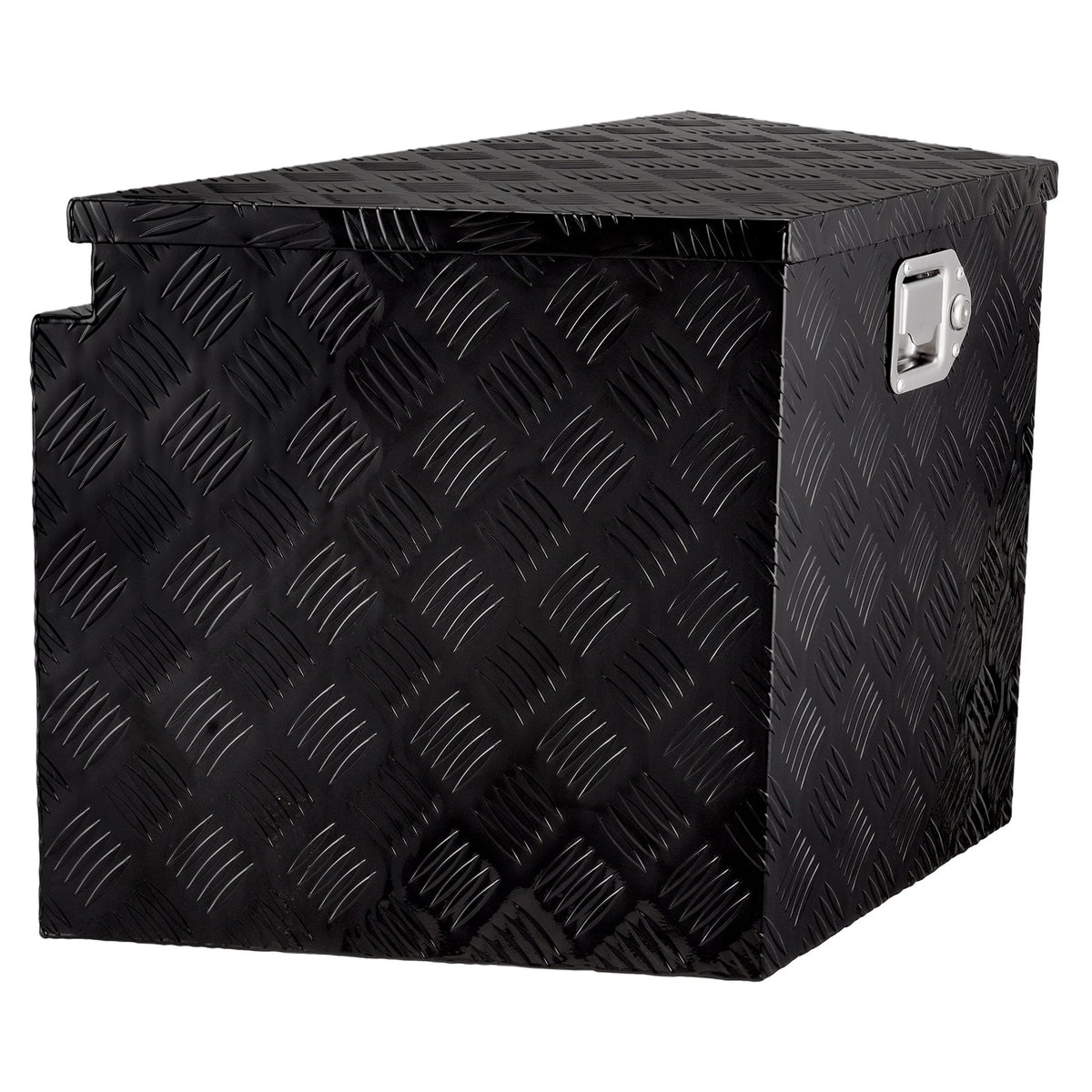 Trailer Tongue Box 29"x16.5"x18" | Aluminum Diamond Plate Tool Chest with Lock & Keys