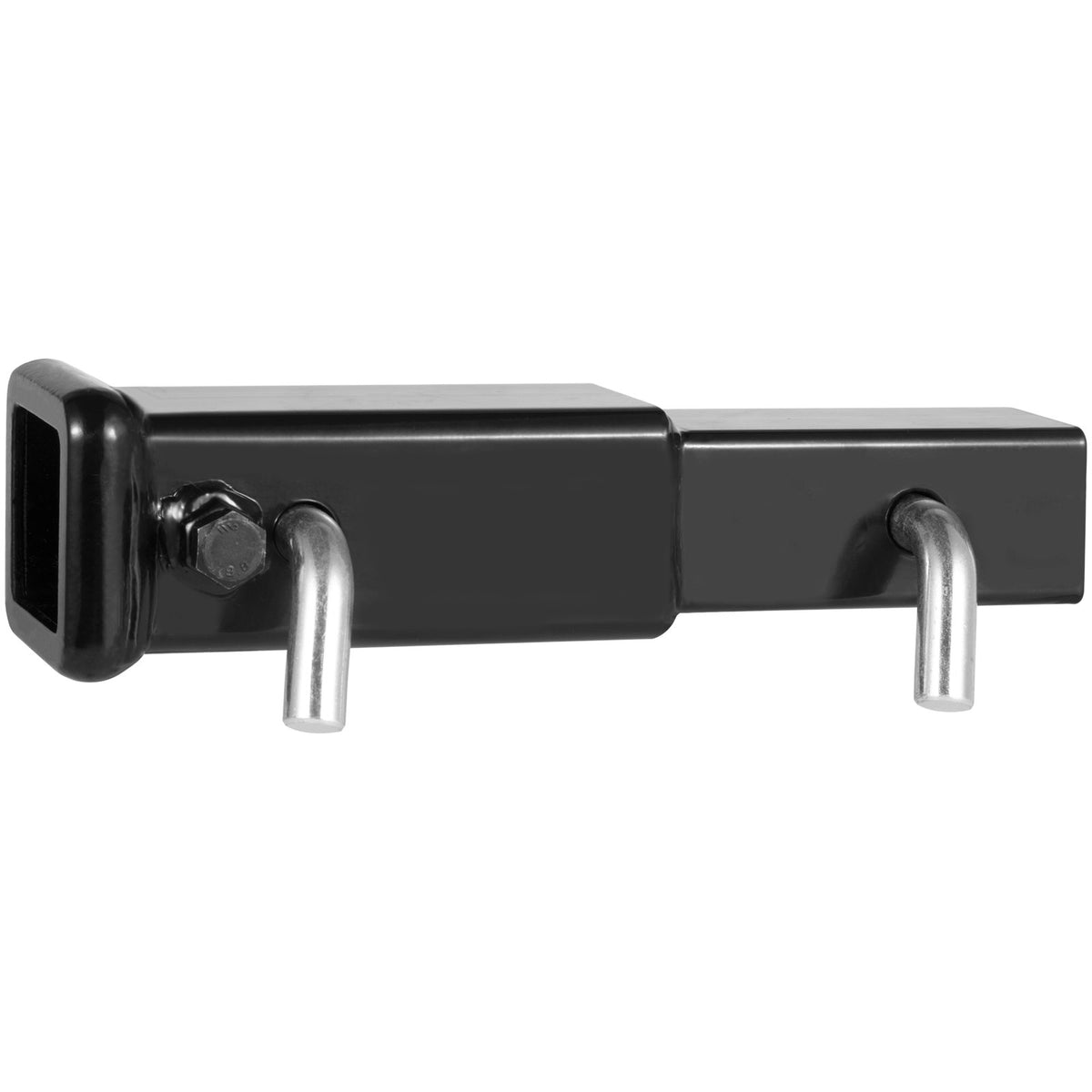 Trailer Hitch Extender 2" | 7" Extension Length | 4000lbs Towing Capacity | Includes Hitch Pins, Clips, Bolt & Nut | Black Powder Coated Steel