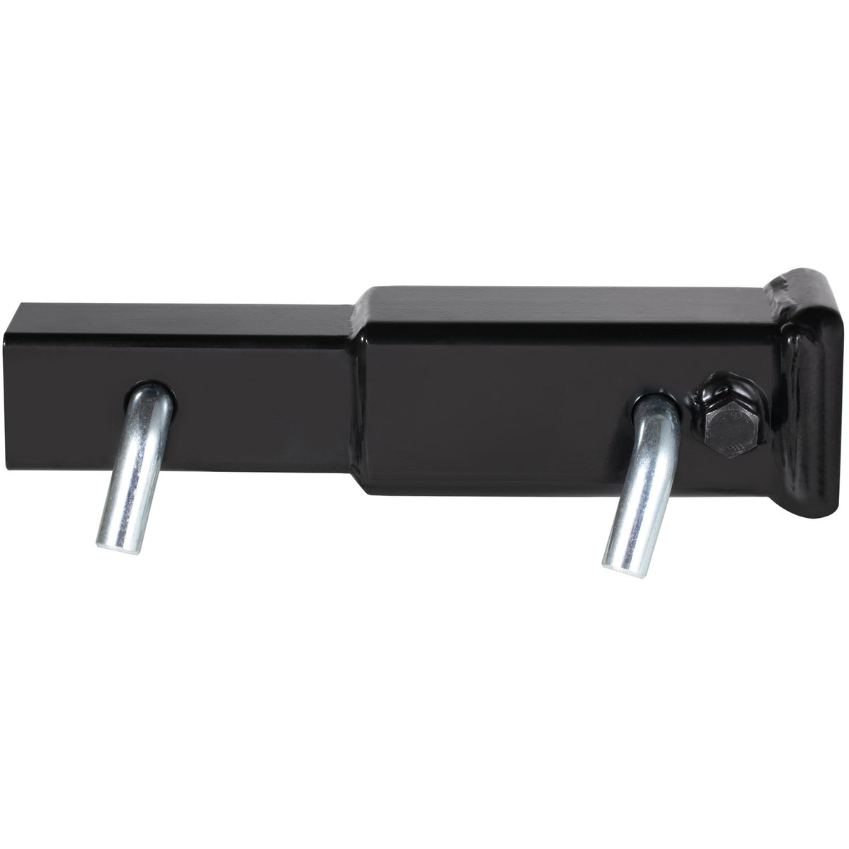 Trailer Hitch Extender 2" | 7" Extension Length | 4000lbs Towing Capacity | Includes Hitch Pins, Clips, Bolt & Nut | Black Powder Coated Steel