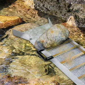 Aluminum Sluice Box 36" | Lightweight Gold Prospecting Box with Miner's Moss