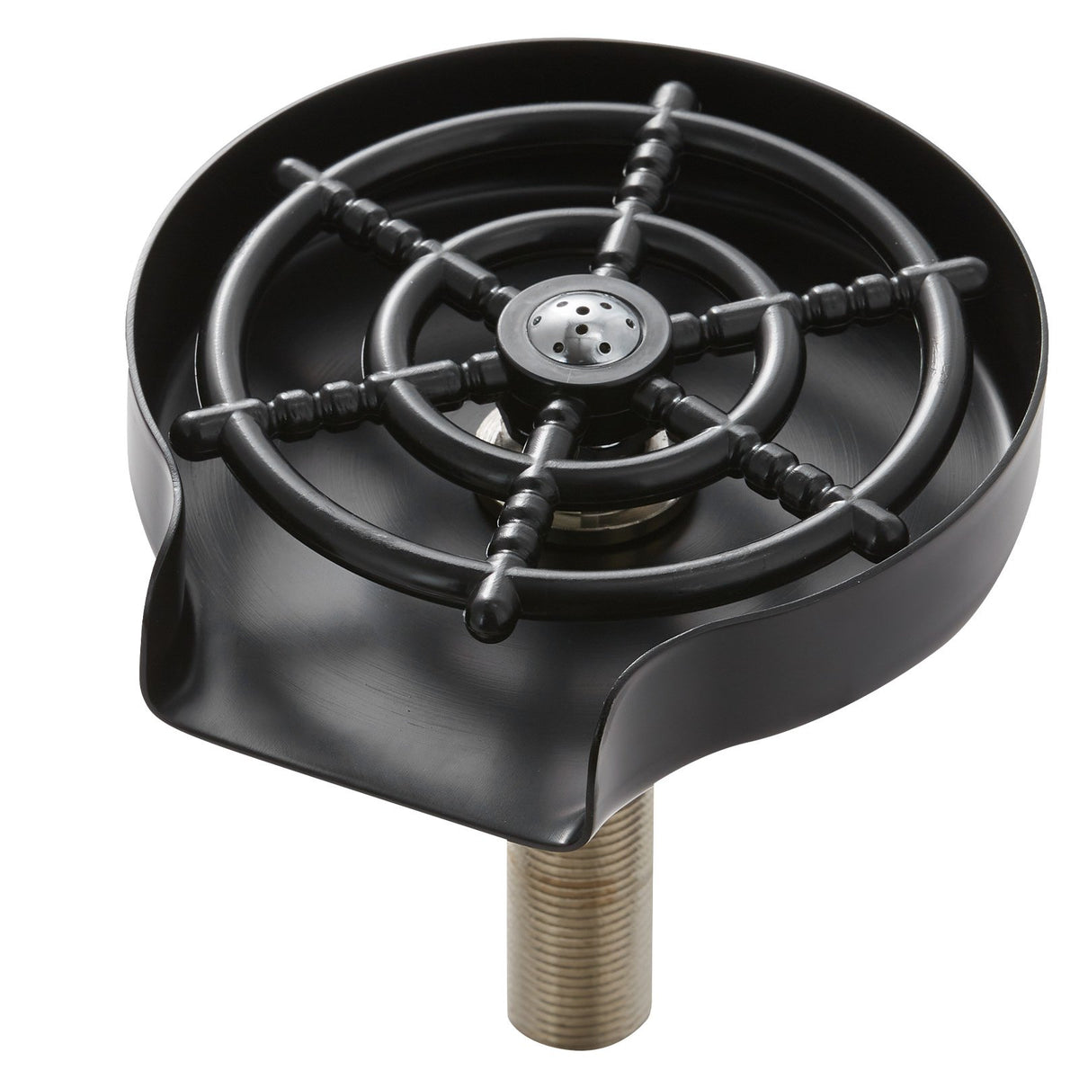 Glass Rinser | 10-Hole 360° Rotating Cup Washer with ABS Holder