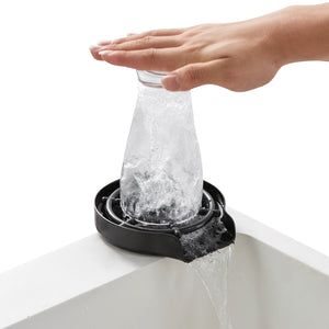 Glass Rinser | 10-Hole 360° Rotating Cup Washer with ABS Holder