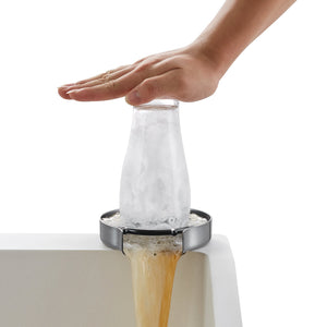 Glass Rinser | 10-Hole Rotating Cup Washer with ABS Holder