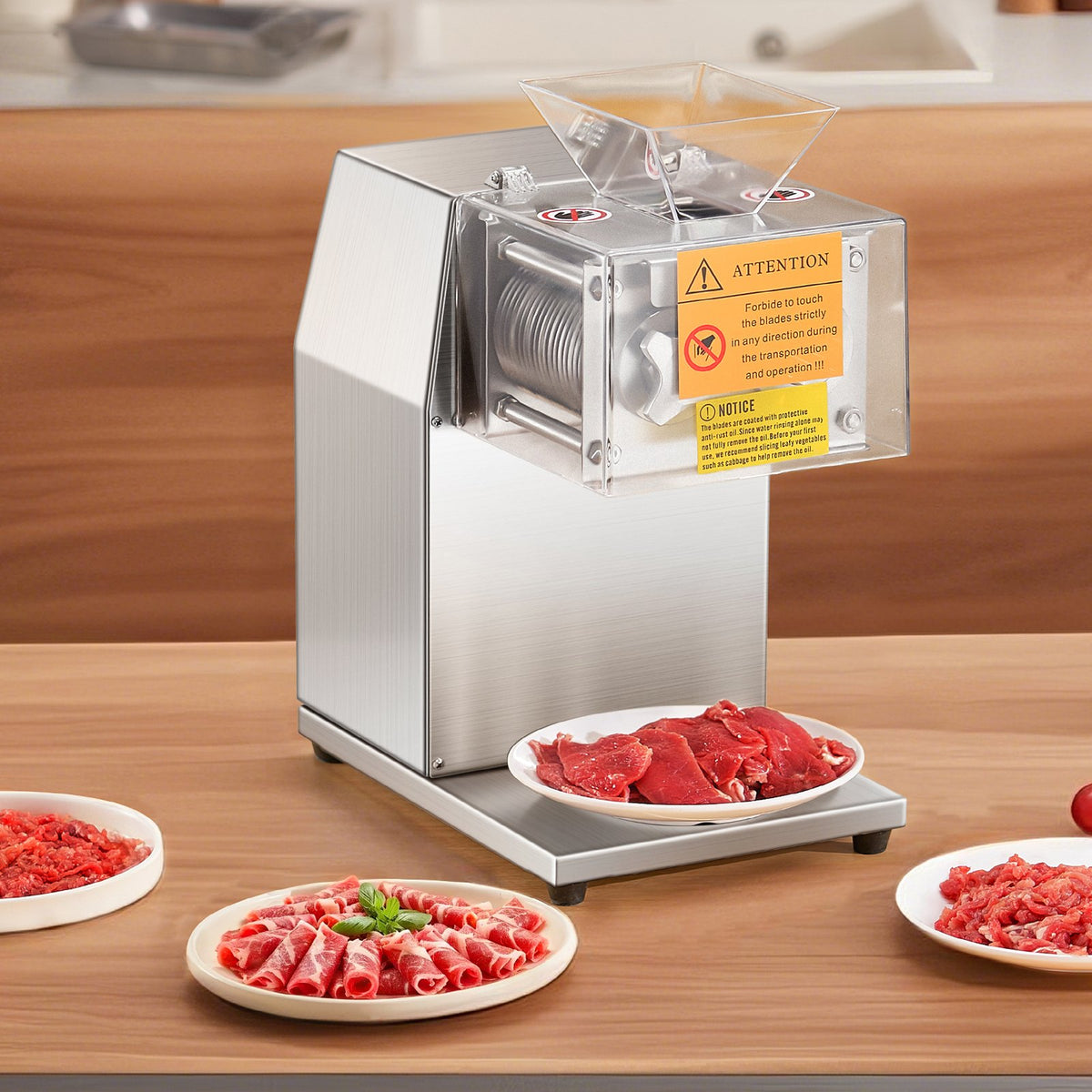 Meat Cutter Machine 850W | Commercial Stainless Steel Slicer