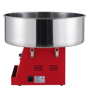 Cotton Candy Machine | 1000W Commercial Candy Floss Maker with Bowl & Scoop | Home & Party Use – Red