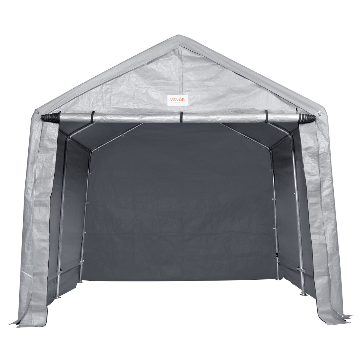 Storage Shelter | 7x12x7.36ft Portable Garage Shed with Zipper Door