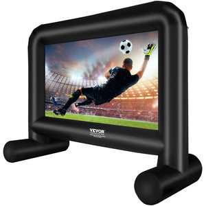 Inflatable Movie Screen | 16ft Outdoor Projector Screen | Front/Rear Projection with Blower & Bag