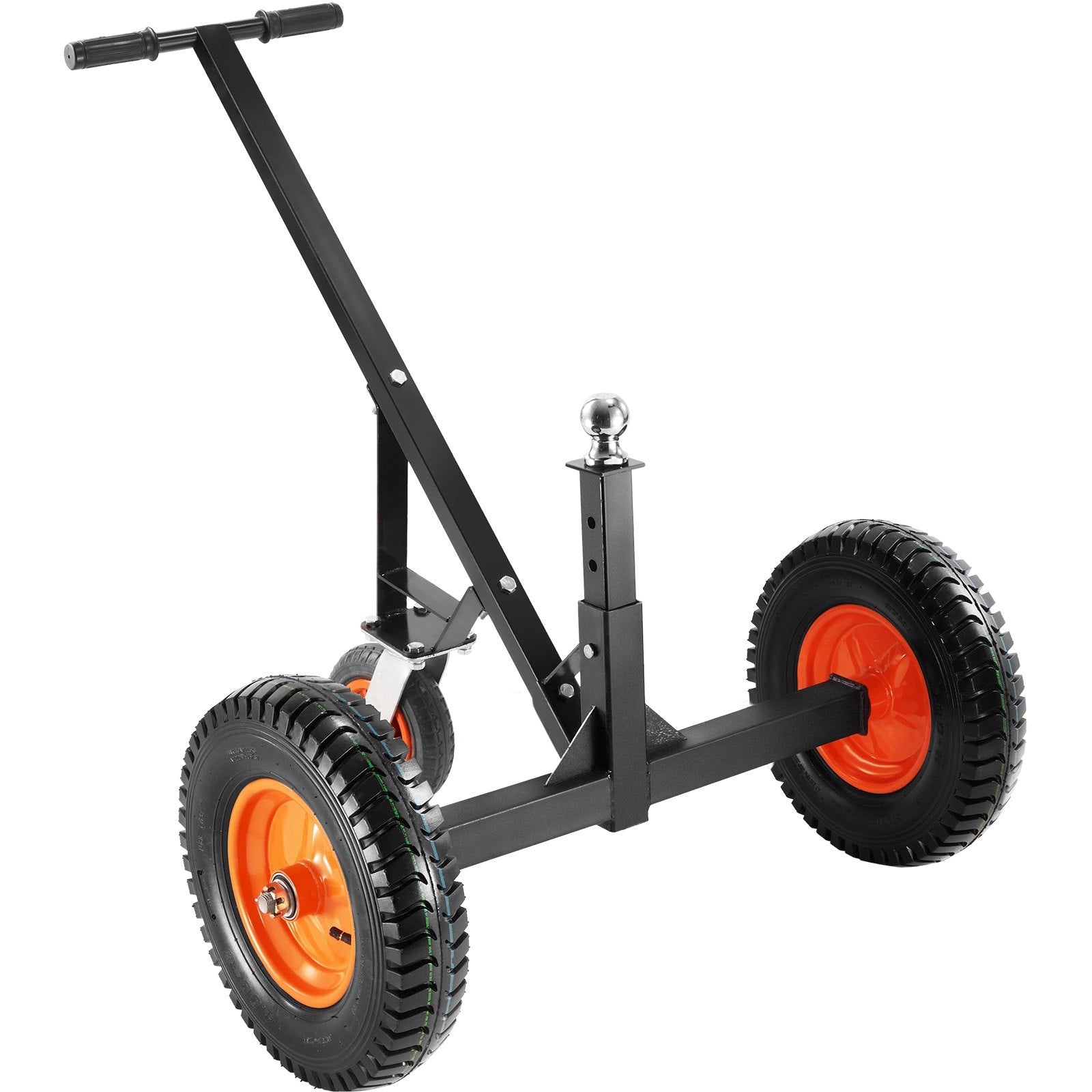 Adjustable Trailer Dolly | 1000lb Tongue Weight Capacity | 2" Ball, Pneumatic Tires, 19–26" Adjustable Height for RV, Boat, Trailer