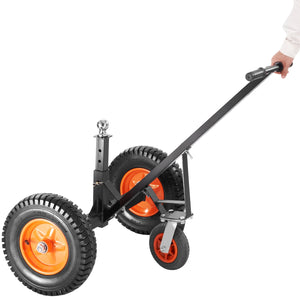 Adjustable Trailer Dolly | 1000lb Tongue Weight Capacity | 2" Ball, Pneumatic Tires, 19–26" Adjustable Height for RV, Boat, Trailer
