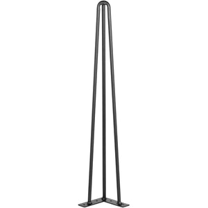 Hairpin Table Legs | Set of 4 Heavy Duty 16" 3-Rod Metal Legs
