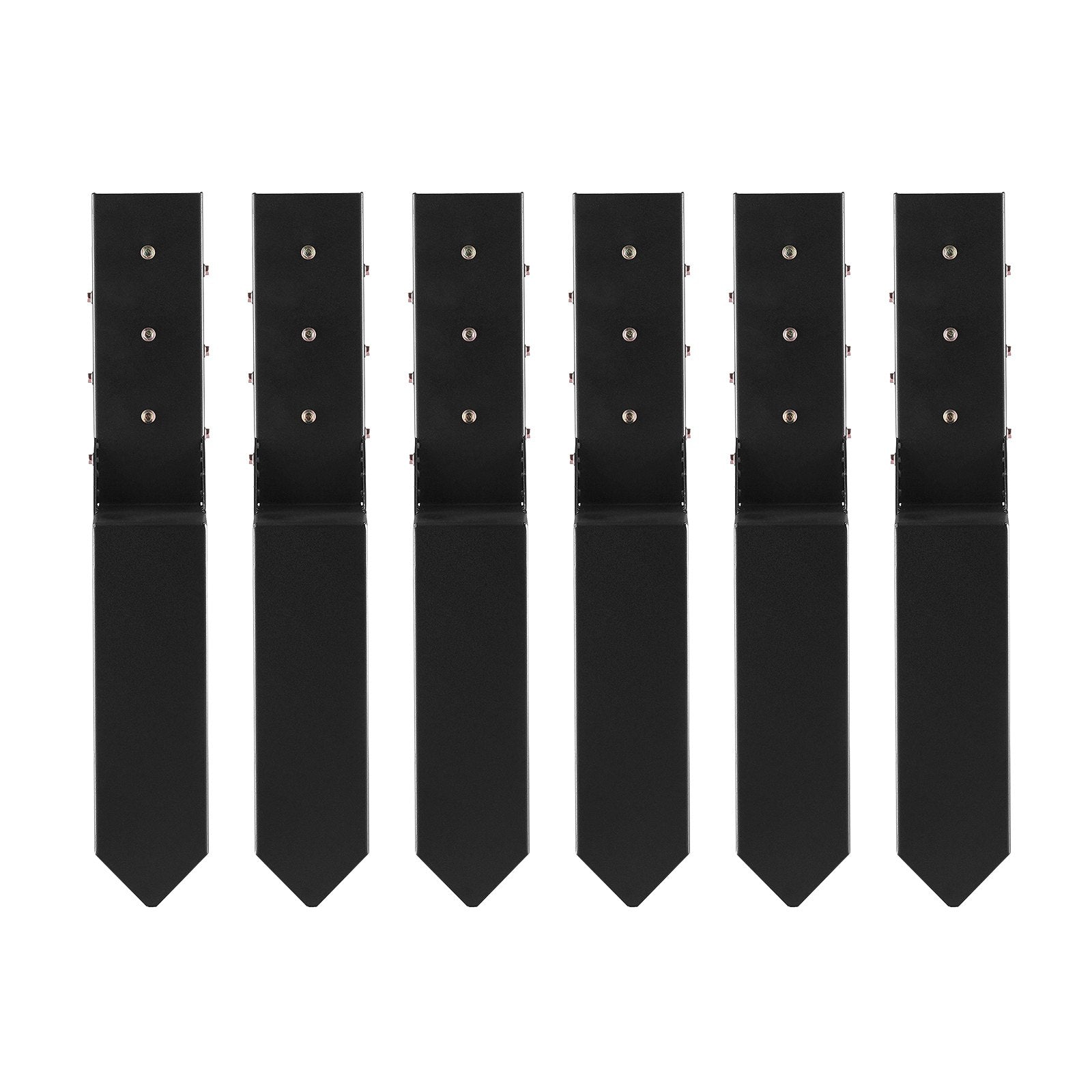 Fence Post Anchor Repair Kit | 6-Pack Inner Stakes for Fence Repair