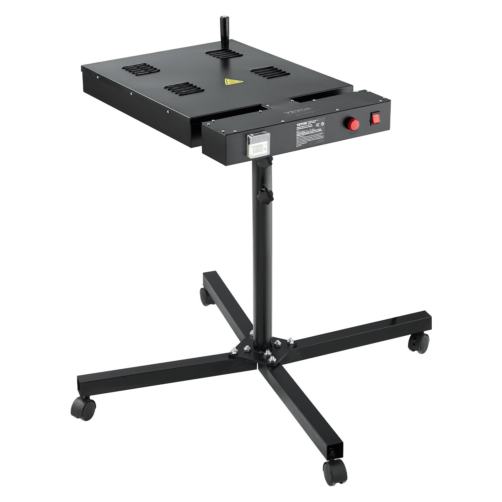 Flash Dryer 18x18 Inch | Adjustable Stand & 360° Rotation | 0-750℉ Temperature Control | Silk Screen Printing Dryer for T-Shirt Curing