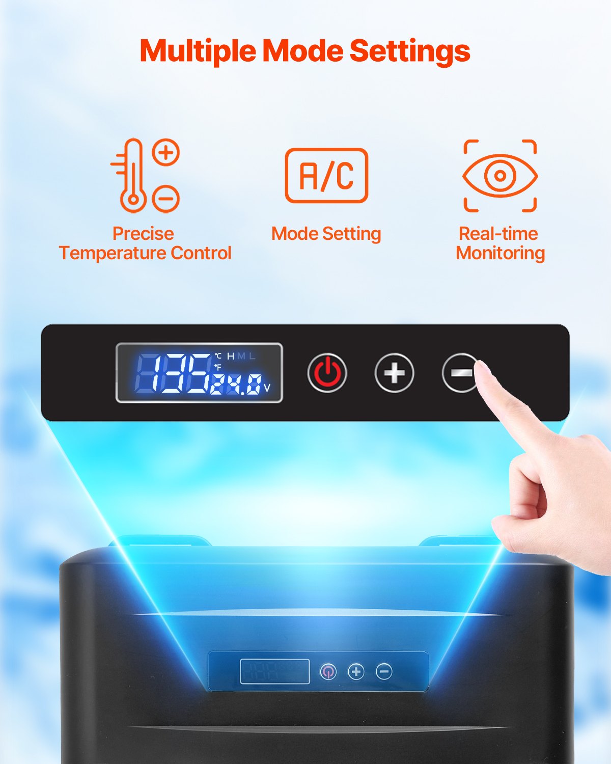 Car Refrigerator Freezer | 20L Single Zone Portable Compressor Fridge