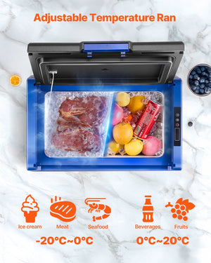 Car Refrigerator Freezer | 35L Portable Single Zone Compressor Fridge