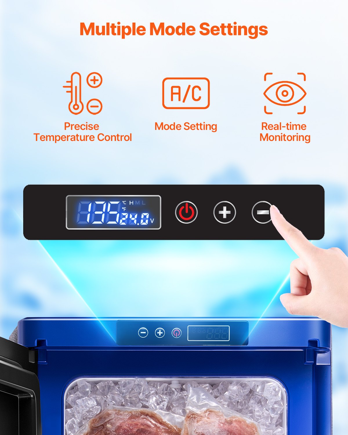 Car Refrigerator Freezer | 35L Portable Single Zone Compressor Fridge