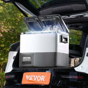 Car Refrigerator Freezer | 45L Portable Dual Zone Compressor Fridge