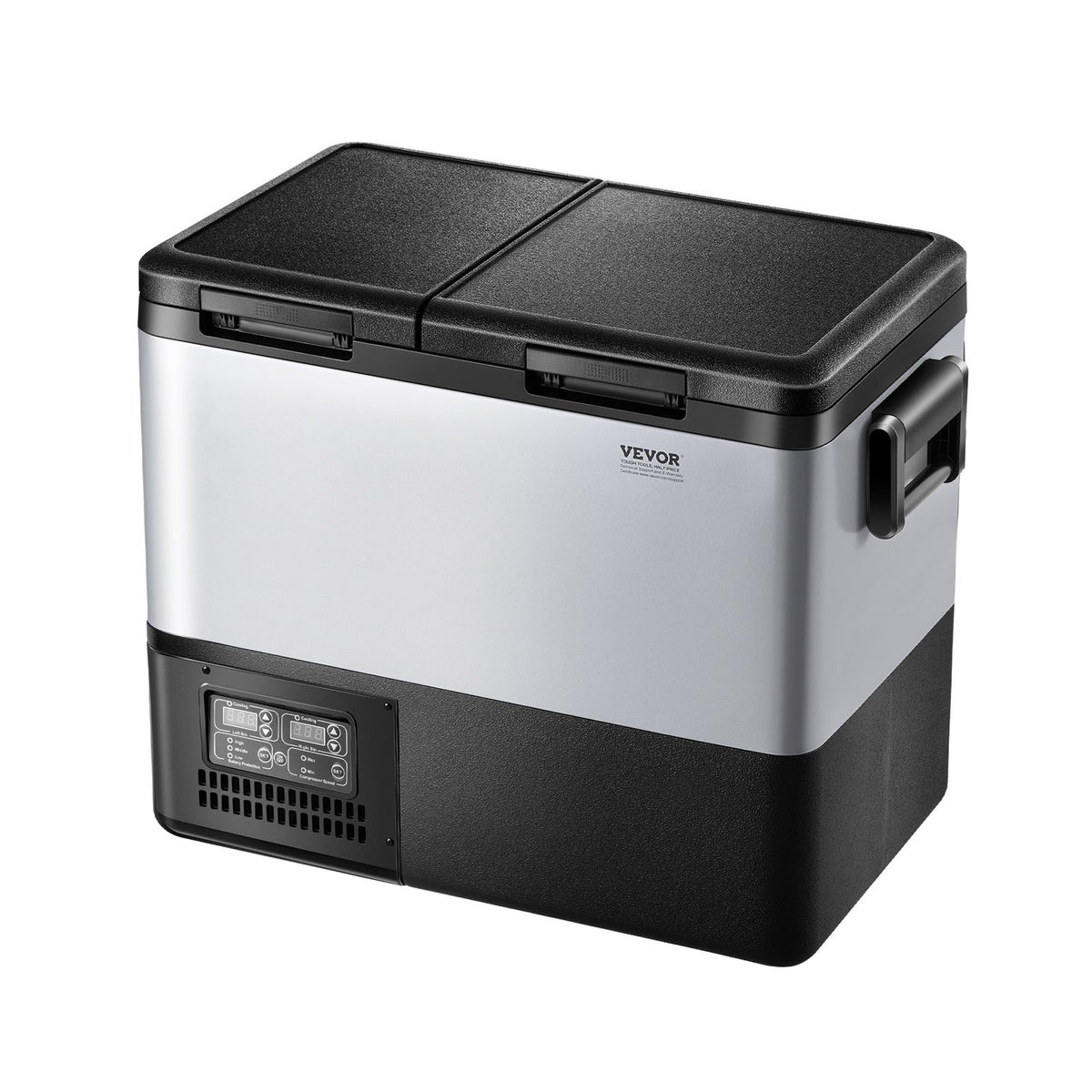 Car Refrigerator Freezer | 45L Portable Dual Zone Compressor Fridge