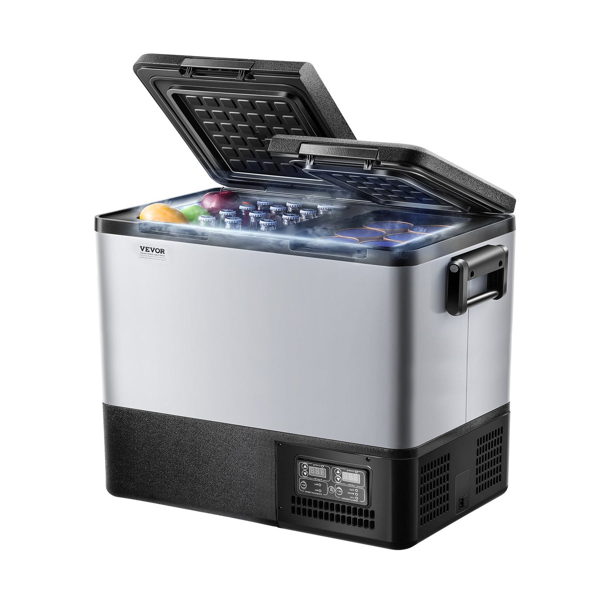 Car Refrigerator Freezer 55L | Compressor Dual Zone | Portable for Car & Home