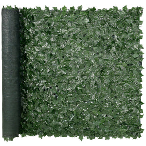 Ivy Privacy Fence 59"x98" | Artificial Green Wall Screen | Mesh Backing & Reinforced Joints | Faux Hedge Leaf Panel for Garden, Balcony & Outdoor Decor