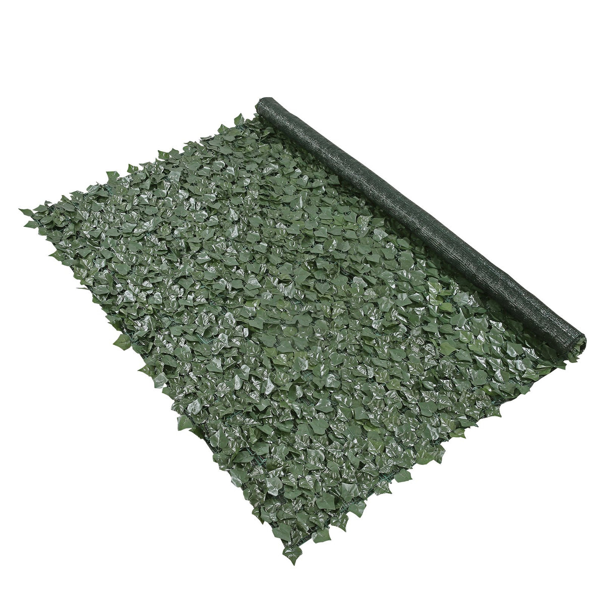 Ivy Privacy Fence 183x244cm | Artificial Green Wall Screen | Mesh Backing & Reinforced Joints | Faux Leaf Hedge for Outdoor Garden & Balcony