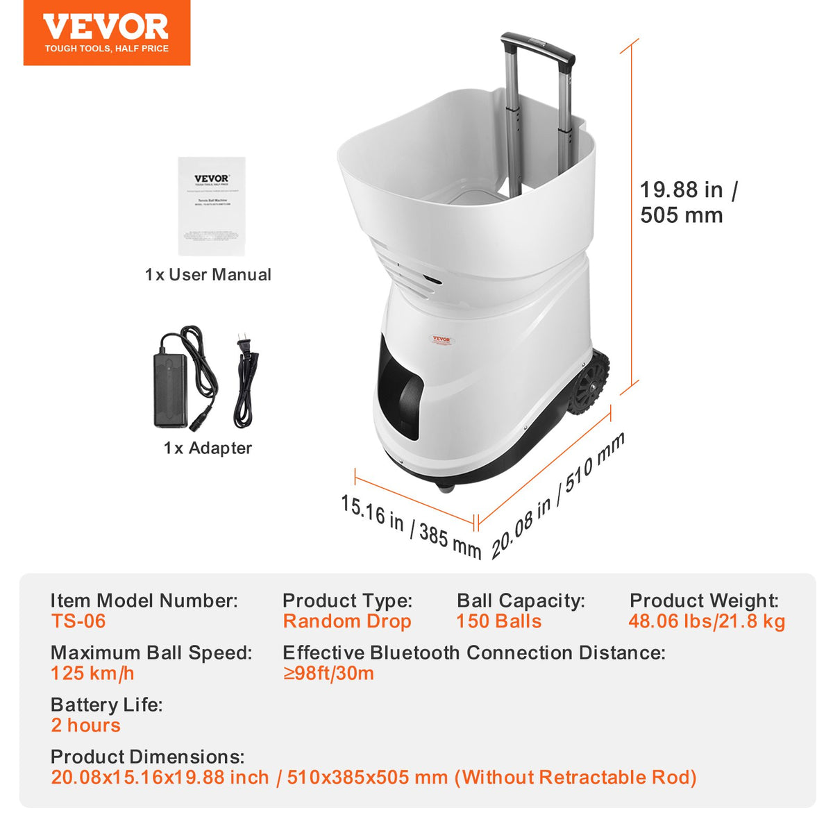 Tennis Ball Machine | Automatic Portable Ball Launcher