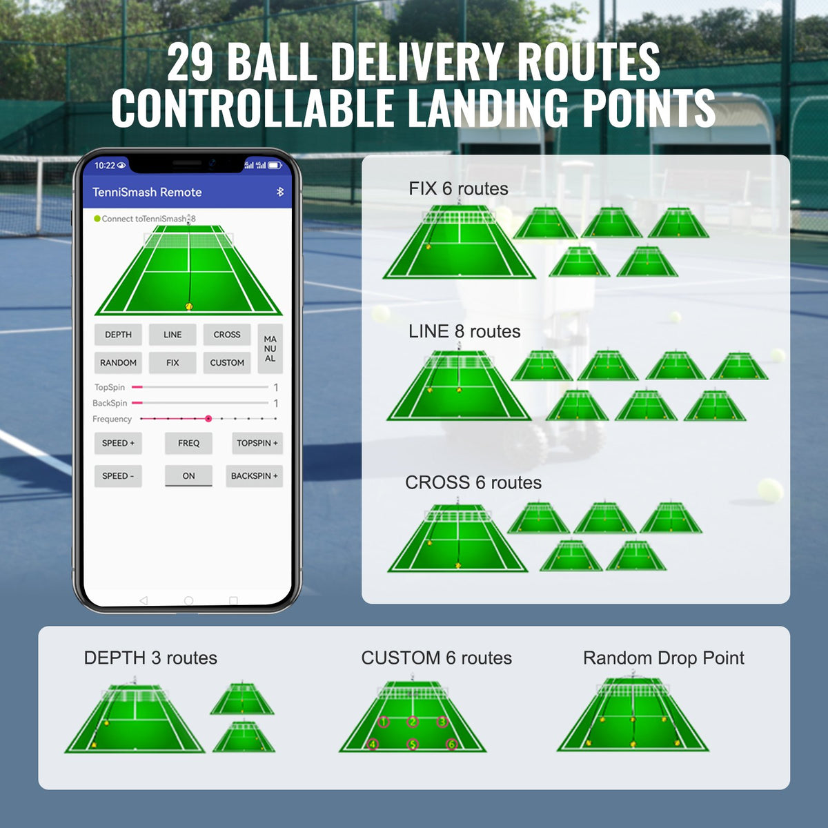 Tennis Ball Machine | Automatic Portable Ball Launcher | Training Practice
