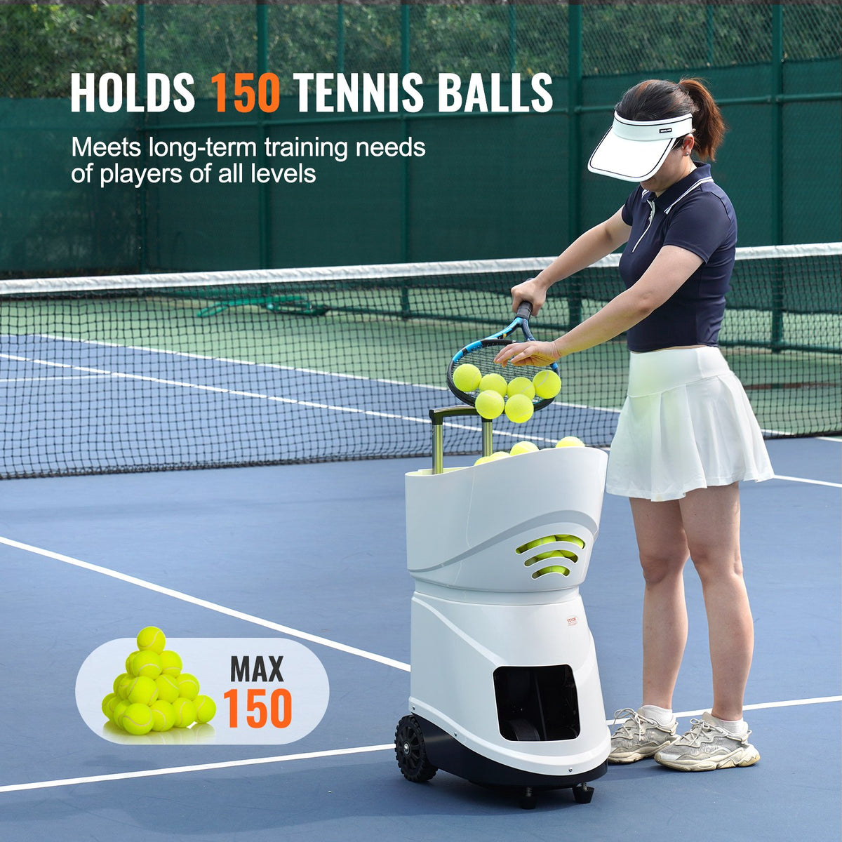 Tennis Ball Machine | Automatic Portable Ball Launcher | Training Practice