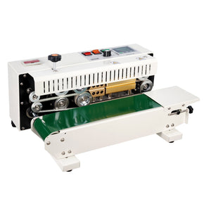 Continuous Band Sealer | Horizontal Bag Sealing Machine with Count Function