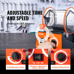 Rotary Tumbler | 3kg Jewelry Polisher & Finishing Machine