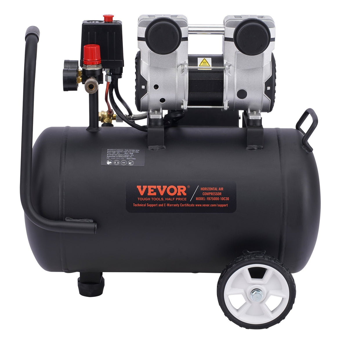 Air Compressor | 30L Compact Portable Oil-Free | 90 PSI