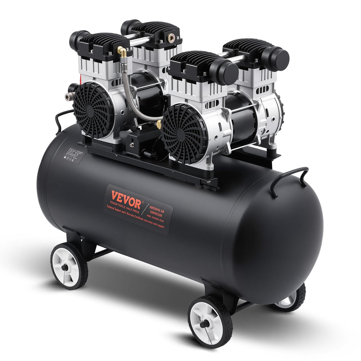 Air Compressor 75L | Compact Portable Oil-Free | 90 PSI
