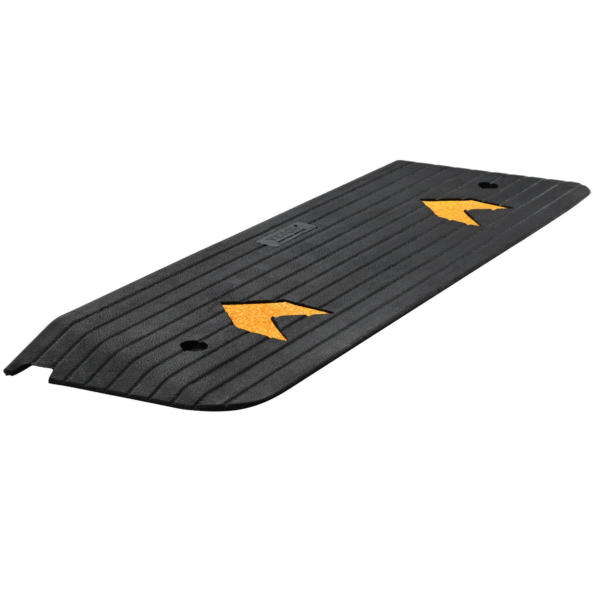 Rubber Threshold Ramp 2.5cm Rise | 15 Ton Capacity | Non-Slip Natural Rubber Entry Ramp for Wheelchair & Scooter Access